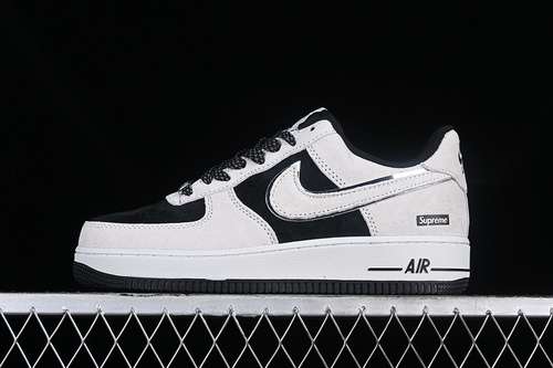 340ME2392105SUPREME AIR FORCE 1 07 LOW BLACKGREYWOMAN3639MAN4045