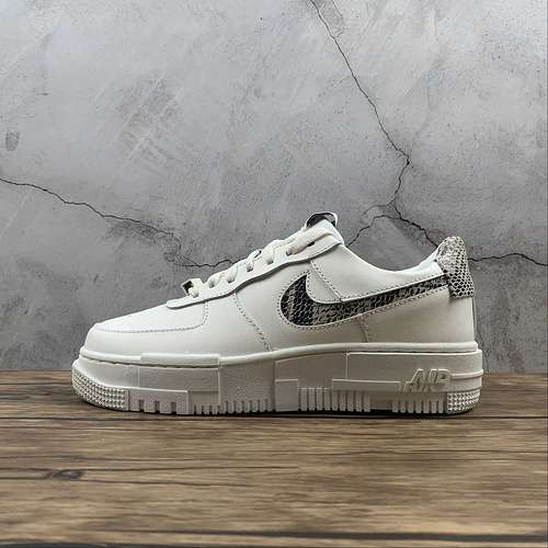 280CV8481101AIR FORCE 1 LOW PIXEL SAIL SNAKE SAILDESERT SANDCOLLEGE GREYMALT