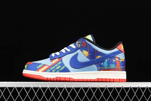 400DD8477446SB DUNK LOW CHINESE NEW YEAR FIRECRACKER COPAHYPER BLUECHILE REDSAIL