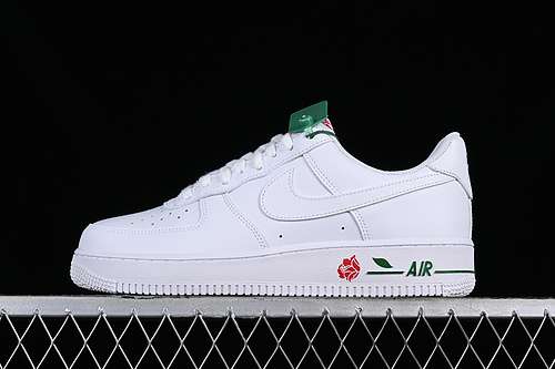 280CU6312100AIR FORCE 1 07 LOW WHITEGREENREDWOMAN3639MAN4045