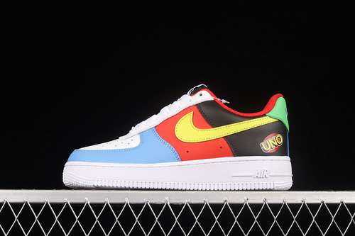 300DC8887100UNO X AIR FORCE 1 LOW 50TH ANNIVERSARY WHITEYELLOW ZESTUNIVERSITY RED