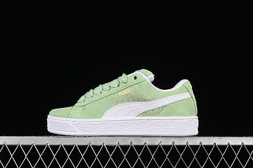 24039520507PUMA SUEDE XL SKATE PURE GREENWHITEWOMAN35541