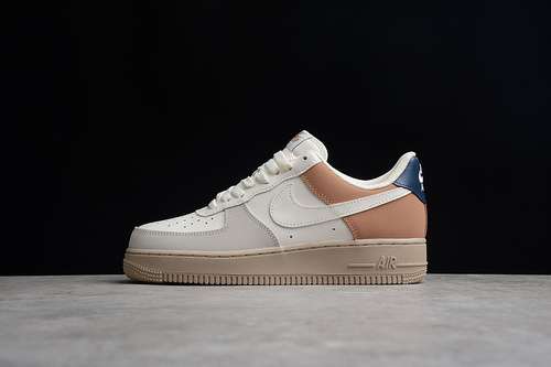340BS8871107AIR FORCE 1 07 LOW BEIGEWHITEGREYBROWNWOMAN3639MAN4045