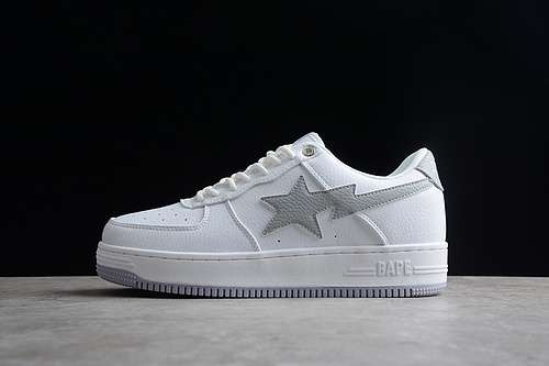 360BAPE STA LOW WHITEWHITELIGHT GREYWOMAN3639MAN4045