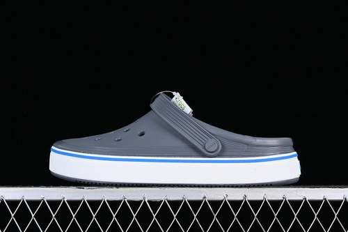 190CTOCS FLAT HOLE SANDALS GREYWHITEWOMAN3439MAN4046
