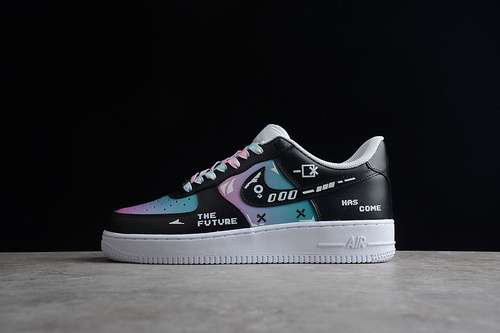 330CW2288111AIR FORCE 1 07 LOW VIDEO GAME BLACKMULTICOLORWOMAN3639MAN4045