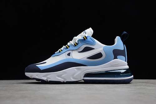 300CT1264104GET AIR MAX 270 REACT WHITEMIDNIGHT NAVY BLUEWOMAN3639MAN4045