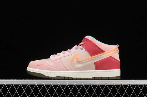 【460】[DJ1173-600]-[SOCIAL STATUS X SB DUNK HIGH PRO QS PINK/RED CREAM/WHITE]-[UNSIEX:36-47.5]