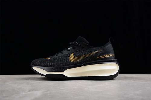 【320】[DR2615-003]-[ZOOMX INVINCIBLE RUN FLYKNIT 3 BLACK/METALLIC GOLD-BEIGE]-[MAN:40-45]