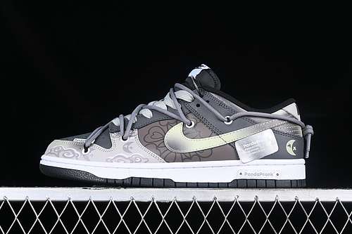 【380】[FD1232-001]-[SB DUNK LOW LOT TIDE BLACK/WHITE/BLACK/WHITE/GREY]-[WOMAN:36-39]-[MAN:40-46]