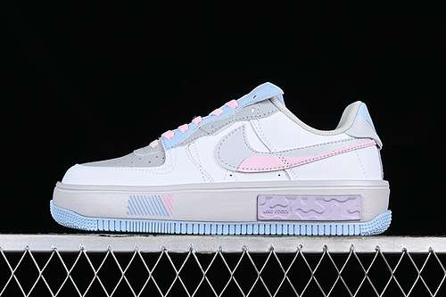 【300】[CW6688-605]-[AIR FORCE 1 FONTANKA WHITE/GREY/PURPLE/BLUE]-[WOMAN:36-39]-[MAN:40-45]