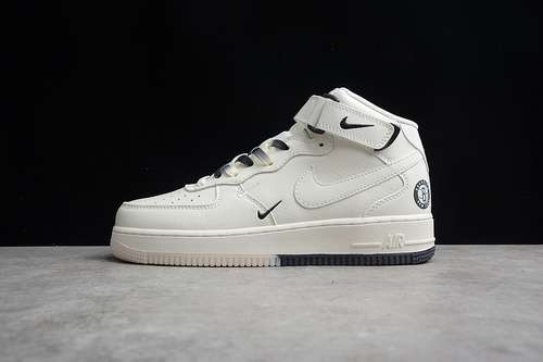 【360】[NT2969-013]-[AIR FORCE 1 07 MID BEIGE/BEIGE/BLACK]-[WOMAN:36-39]-[MAN:40-45]