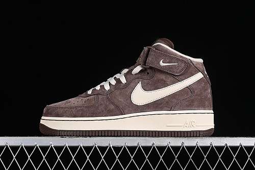 【320】[DM0107-200]-[AIR FORCE 1 07 MID QS CHOCOLATE/CREAM]-[WOMAN:36-39]-[MAN:40-46]