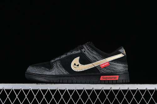【360】[XD6188-025]-[SUPREME SB DUNK LOW BLACK/GREY/BROWN]-[WOMAN:36-39]-[MAN:40-45]