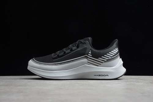 【280】[BQ3190-001]-[ZOOM WINFLO 6 SHIELD BLACK/REFLECT SILVER-WOLF GREY]-[UNISEX:36-45]