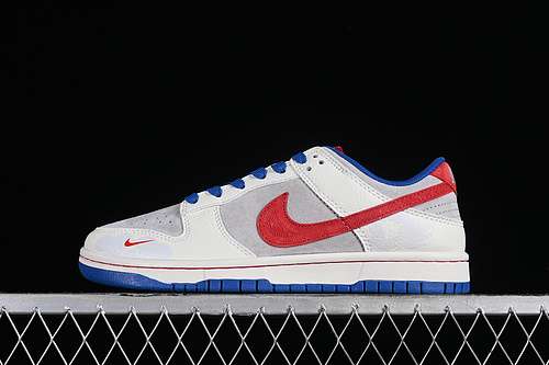 【360】[CR8033-504]-[DUNK LOW SB WHITE/GREY/RED/BLUE]-[WOMAN:36-39]-[MAN:40-45]