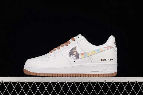 【340】[AF1234-003]-[AIR FORCE 1 LOW 07 BOPE WHITE/LIGHT BROWN/WHITE]-[WOMAN:36-39]-[MAN:40-45]