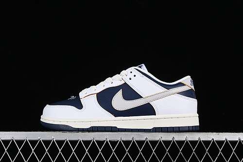 【280】[FD8775-100]-[HUF SB DUNK LOW NYC WHITE/VAST GREY/MIDNIGHT NAVY]-[WOMAN:36-39]-[MAN:40-46]