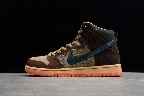 【550】[DC6887-200]-[SB DUNK HIGH CONCEPTS TURDUNKEN BROWN/BLUE-ORANGE]-[WOMAN:36-39]-[MAN:40-47]