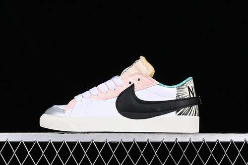 【240】[DX6059-101]-[BLAZER LOW 77 VNTG WHITE/BLACK/PINK]-[WOMAN:36-39]-[MAN:40-45]