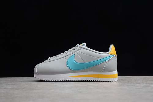 [52-50-58]-[807471-019]-[CLASSIC CORTEZ LEATHER PURE PLATINUM/FUEL ORANGE/HYPER JADE]-[WOMAN:36-39]