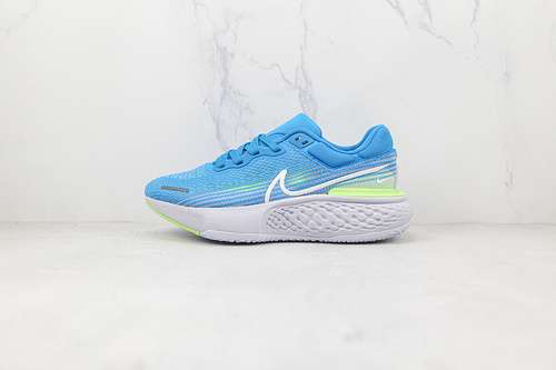 【300】[CT2228-401]-[ZOOMX INVINCIBLE RUN FLYKNIT BLUE ORBIT/LIME GLOW/FOOTBALL GREY/WHITE]