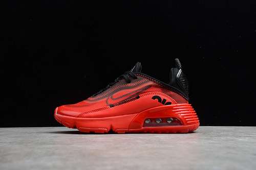 【270】[DC1851-600]-[AIR MAX 2090 BRED UNIVERSITY RED/BLACK-METALLIC SILVER]-[UNISEX:36-46]