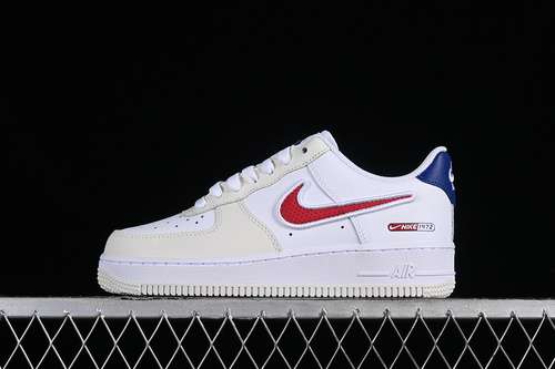 【280】[FZ3190-400]-[AIR FORCE 1 07 LOW WHITE/GREY/RED/BLUE]-[WOMAN:36-39]-[MAN:40-45]