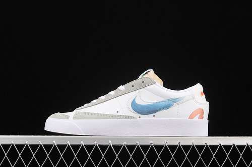 【240】[DM0882-100]-[MAYUMI YAMASE X BLAZER LOW &#x27;77 FLYLEATHER EARTH DAY WHITE/MULTI-COLOR]