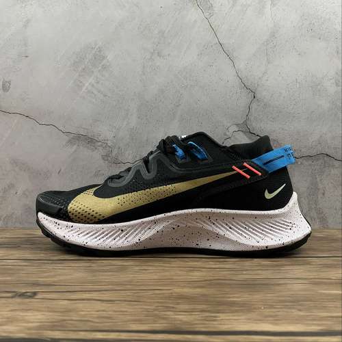 【280】[CK4305-100]-[ZOOM PEGASUS TRALL 2 BLACK/GOLD/WHITE]-[WOMAN:36-39]-[MAN:40-45]