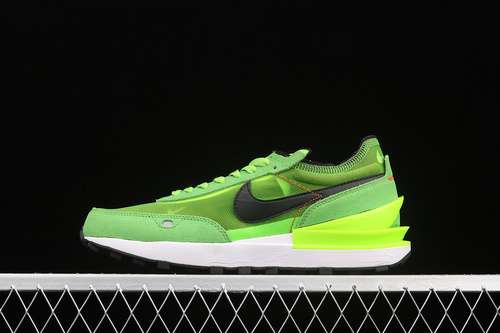 【280】[BV0073-001]-[SACAI X LDWAFFLE BLACK/GREEN/WHITE]-[WOMAN:36-39]-[MAN:40-45]
