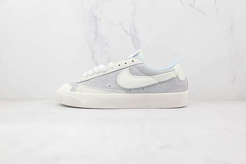【250】[DH4101-001]-[BLAZER LOW VINTAGE 77 FOOTBALL GREY/SAIL/PSYCHIC BLUE]-[WOMAN:36-39]-[MAN:40-44]