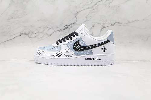 【340】[CW2288-111]-[AIR FORCE 1 LOW 07 WHITE/LIGHT GREY/BLACK]-[WOMAN:36-39]-[MAN:40-45]
