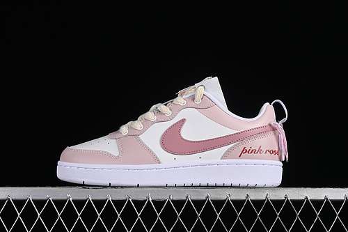 【320】[DQ5979-100]-[COURT BOROUGH WHITE/PINK/PURPLE]-[WOMAN:35.5-41]