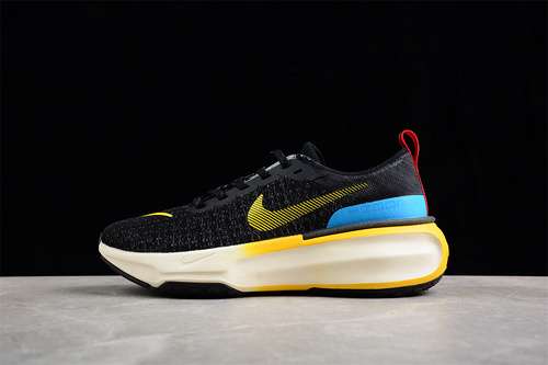【280】[DR2660-002]-[ZOOM X INVINCIBLE RUN FK 3 BLACK/YELLOW/BLUE/GREY]-[MAN:39-45]