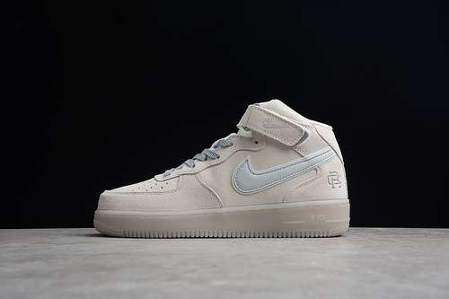 【350】[BG0902-112]-[AIR FORCE 1 MID X REIGNING CHAMP BEIGE/LIGHT GREY]-[WOMAN:36-39]-[MAN:40-45]