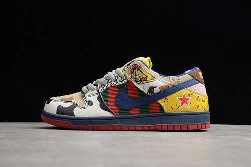【320】[318403-175]-[SB DUNK LOW PRO NAVY BLUE/MULTI-COLOR]-[WOMAN:36-39]-[MAN:40-45]