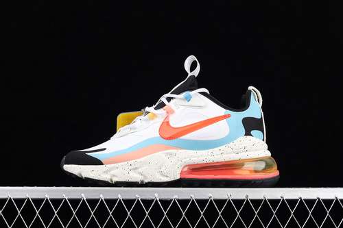 【290】[DD8498-161]-[AIR MAX 270 REACT THE FUTURE IS IN THE AIR WHITE/INFRARED/SUMMIT WHITE]