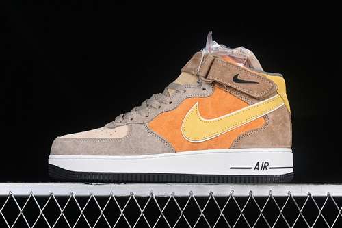 【360】[CG9908-105]-[AIR FORCE 1 07 MID WHITE/YELLOW/BROWN]-[WOMAN:36-39]-[MAN:40-45]