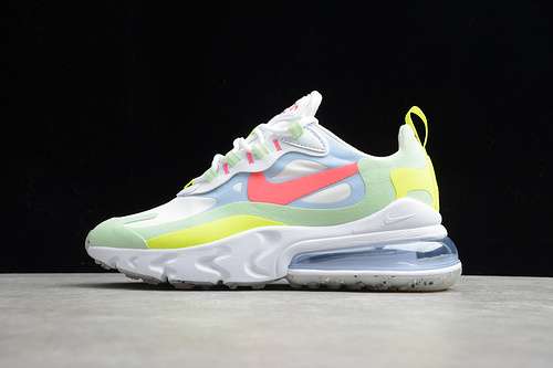 【270】[DB5927-161]-[AIR MAX 270 REACT WHITE/FLASH CRIMSON-CUCUMBER GREEN]-[UNISEX:36-45]