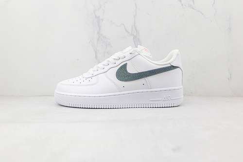 【320】[DH4407-100]-[AIR FORCE 1 LOW GLITTER SWOOSH CELERY WHITE/GREY FOG/BLACKENED BLUE]-[36-45]