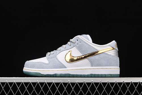 【350】[DC9936-100]-[DUNK LOW SEAN CLIVER WHITE/PSYCHIC BLUE/METALLIC GOLD]-[UNISEX:36-47.5]