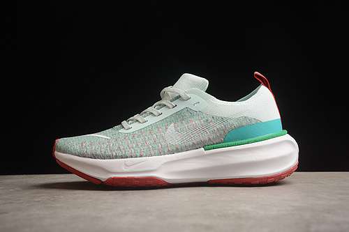 【260】[DR2660-203]-[ZOOM INVINCIBLE RUN FK 3 WHITE/GREY/GREEN]-[WOMAN:36-40]