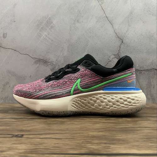 【300】[CT2228-107]-[ZOOMX INVINCIBLE RUN FLYKNIT PINK/BLACK/GREEN-WHITE]-[WOMAN:36-39]-[MAN:40-45]