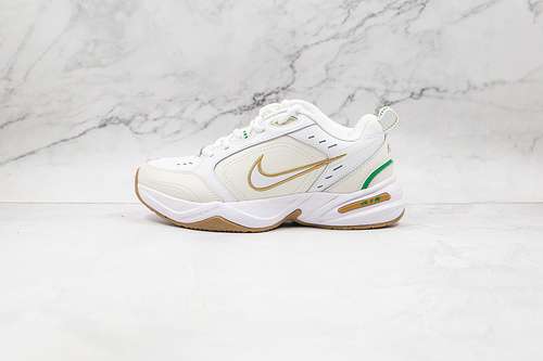 【280】[415445-103]-[AIR MONARCH IV WHITE/PHANTOM GREY/LUCKY GREEN/METALLIC GOLD]-[UNSIEX:36-45]