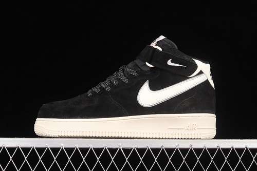 【320】[AA1118-009]-[AIR FORCE 1 07 MID BLACK/BLACK/WHITE]-[WOMAN:36-39]-[MAN:40-45]