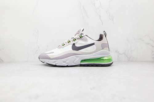 【280】[CI3866-100]-[AIR MAX 270 REACT WHITE GREY ELECTRIC GREEN/WHITE/GREY]-[WOMAN:36-39]-[MAN:40-45]
