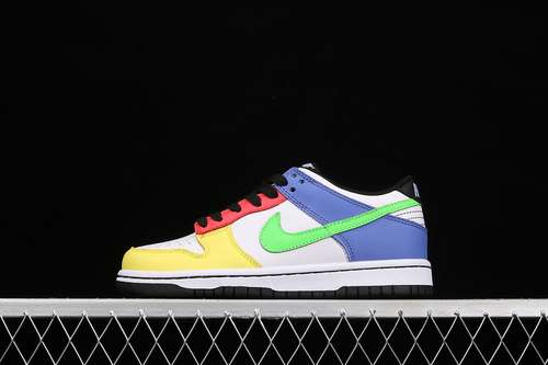 【280】[DD1503-106]-[WMNS DUNK LOW &#x27;GREEN STRIKE&#x27;MULTI-COLOR/MULTI-COLOR]-[UNISEX:36