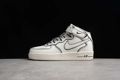 【320】[AQ2898-008]-[AIR FORCE 1 MID WHITE/BLACK/WHITE]-[WOMAN:36-39]-[MAN:40-45]