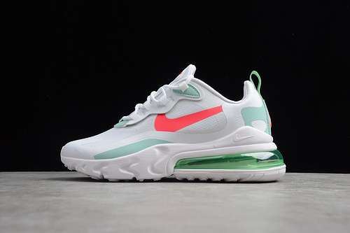 【270】[CV3025-100]-[AIR MAX 270 REACT WHITE/GRASS GREEN-RED]-[WOMAN:36-39]-[MAN:40-45]